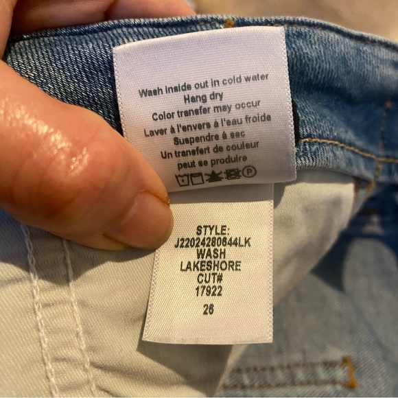 VERONICA BEARD Blue Beverly Skinny Flare High Rise Jeans Size 26 - Picture 9 of 9